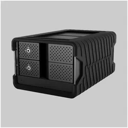 Glyph Blackbox PRO RAID 44TB, Enterprise Class, Thunderbolt 3 (44 TB), Externe Festplatte, Schwarz