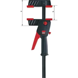 Einhandzwinge BESSEY DUO16-8
