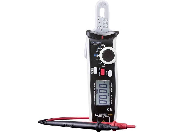 VOLTCRAFT Stromzange digital CAT III 300 V\, CAT II 600 V Anzeige (Counts): 4000 (VC-337)