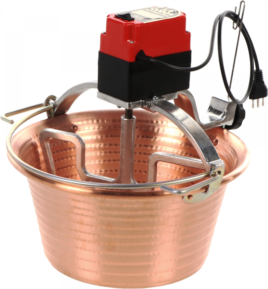 NuovaFac Cuoca Automatica à induction - Chaudron électrique en cuivre martelé - 14L - 30W