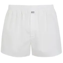 Jockey Woven Poplin Boxer Shorts Weiß Baumwolle Medium Herren