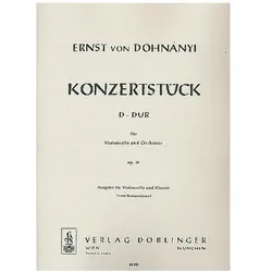Konzertstück D-Dur op.12 für Violoncello und Klavier, Fachbücher