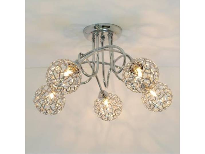 KOSILUM - Plafonnier design 5 boules Aphyse - Lumière Blanc Chaud Eclairage Salon Chambre Cuisine Couloir - 5 x 25W - - G9 - IP20