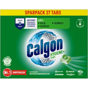 Calgon Wasserenthärter Hygiene+, für Waschmaschine, Tabs, antibakteriell, gegen Kalk, Schmutz & Gerüche, 36 WL