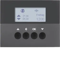 Berker 85745175 KNX-Funk Jalou-Uhr quickl K.1 anth