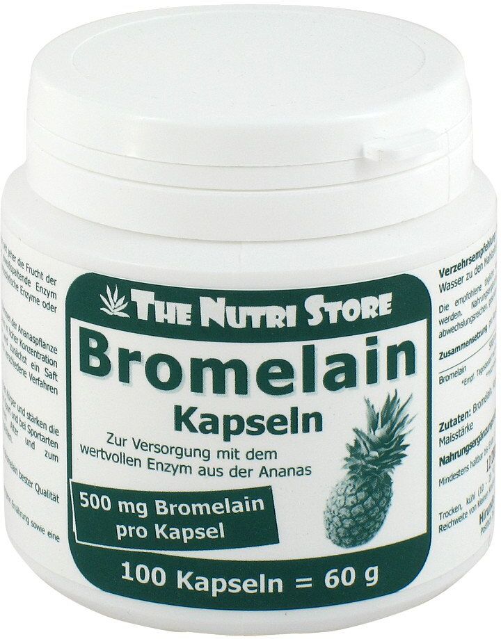 Bromelain 500 mg vegetarische Kapseln 100stk