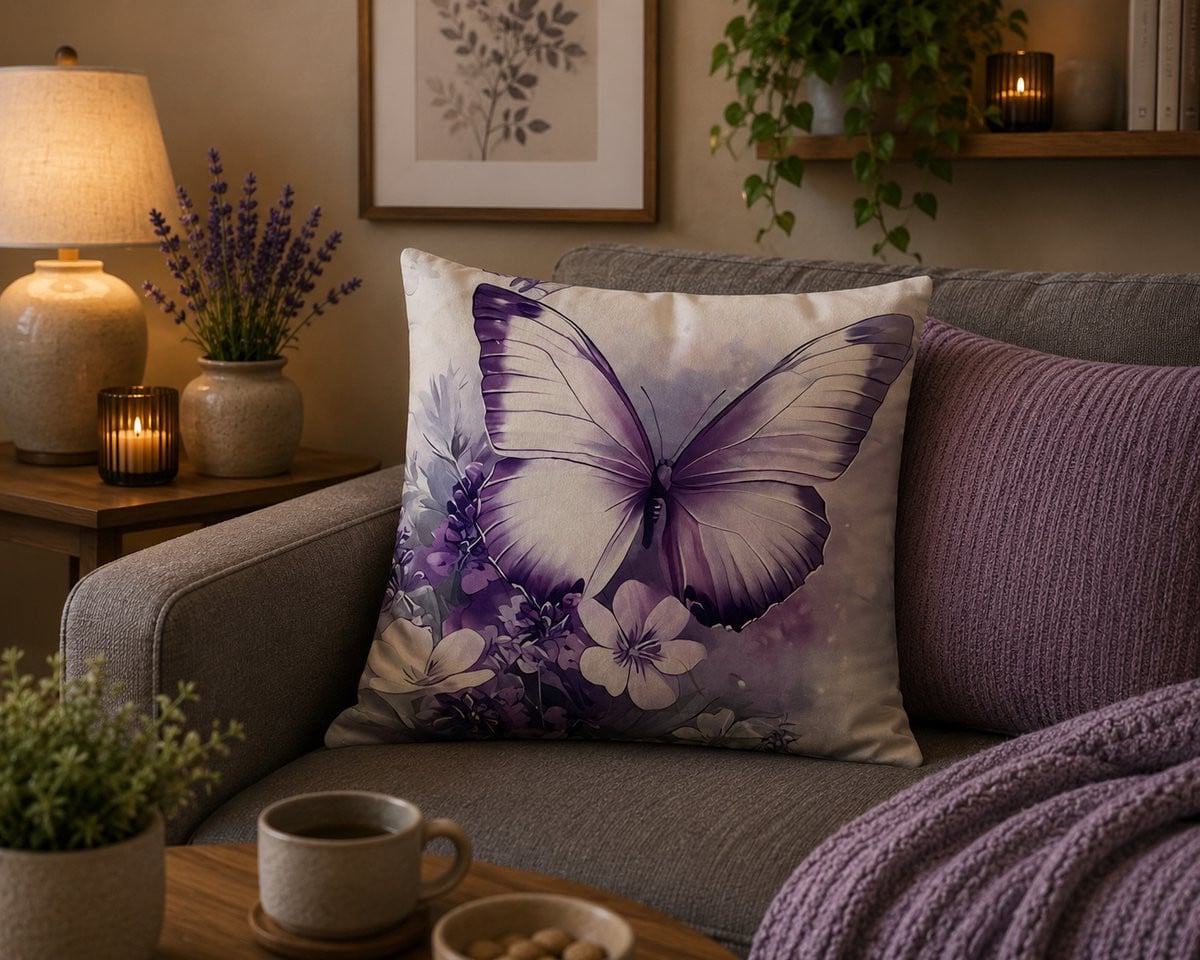 Lavender Wings Collection Kussenhoes
