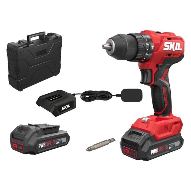 GCS DRILL DRIVER CORDLESS 3021HB 20V 2X2AH (Bohrschrauber, Schlagbohrmaschine) (CD1E3021HB)