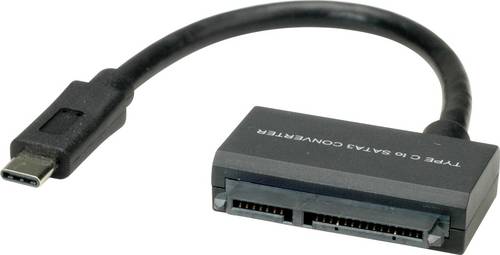Value Festplatten/SSD Adapter [1x USB-C Stecker - 1x SATA-Kombi-Buchse 7+15pol.]