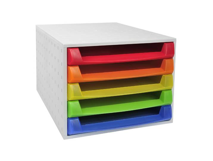 EXACOMPTA Module de classement The Box Linicolor - Arlequin