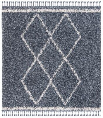 SAFAVIEH Pro Luxe Shag Subinka Moroccan Tassel 2.4-inch Thick Rug