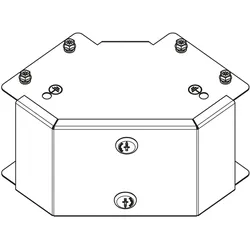 Legrand MGR44CGL Salamandre IP30 trunking 100x100mm outside lid 90°