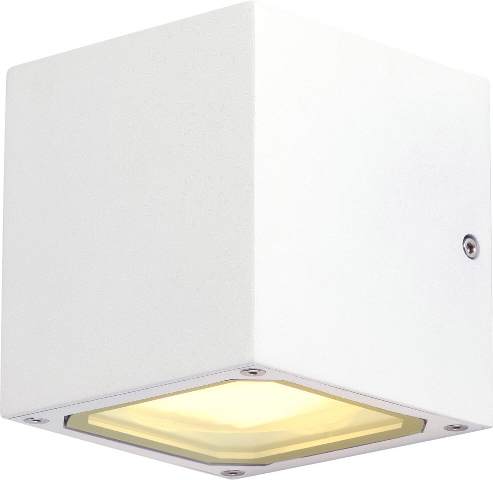 Slv Sitra Cube Wandleuchte, Würfelförmig, Weiss, Gx53, Max. 9w - Stand-, Wand- Und Deckenleuchten (Outdoor)
