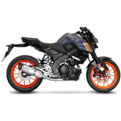 LeoVince Komplettanlage Edelstahl SBK LV ONE EVO für YAMAHA MT-125 / XSR 125 / YZF-R125 mit Katalysator