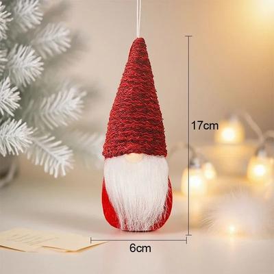 Uplifted Finds Christmas Faceless Knitted Dwarf Pendant c