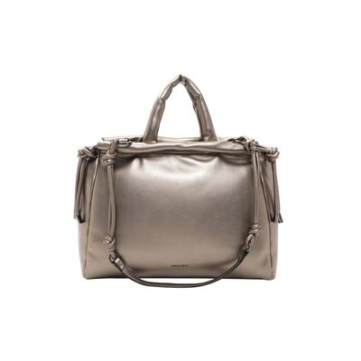 Shopper SURI FREY "Shopper Glory", Damen, Gr. B/H/T: 40,5cm x 29cm x 15cm, silber (bronze 220), Kunststoff, Taschen Shopper