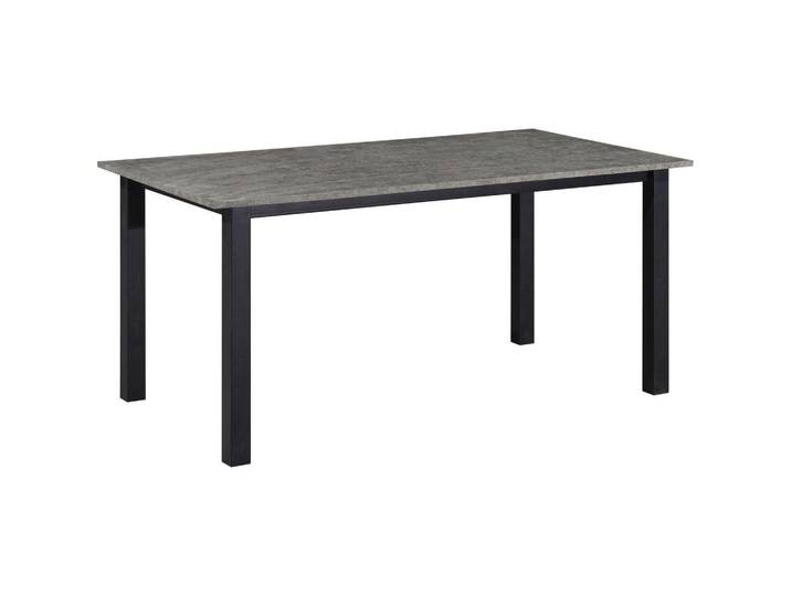 Mid.you Esstisch Duisburg, Grau, Metall, Betonoptik, rechteckig, eckig, 90x76x160 cm, gastro- und objekttauglich, Esszimmer, Tische, Esstische