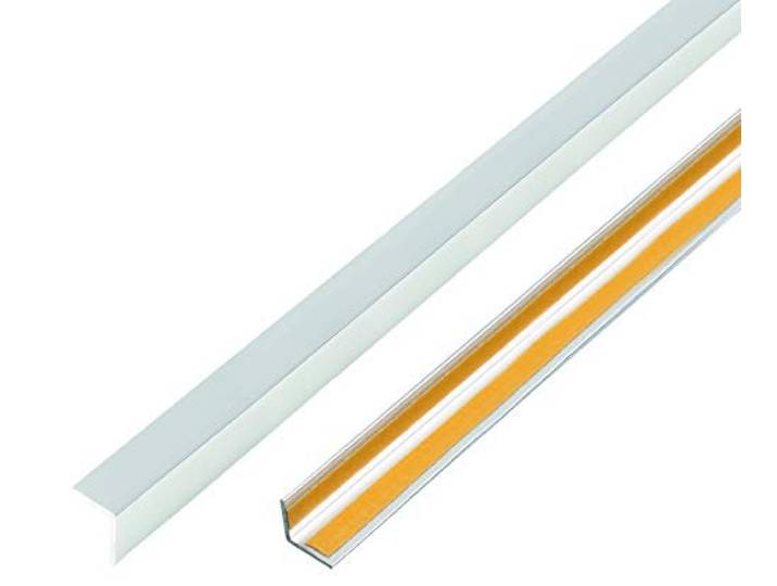 Alberts 488505 hoekprofiel zelfklevend aluminium, chroom-look 1000 x 10 x 10 mm