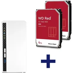 QNAP TS-233 & 8TB WesternDigital NAS Bundle