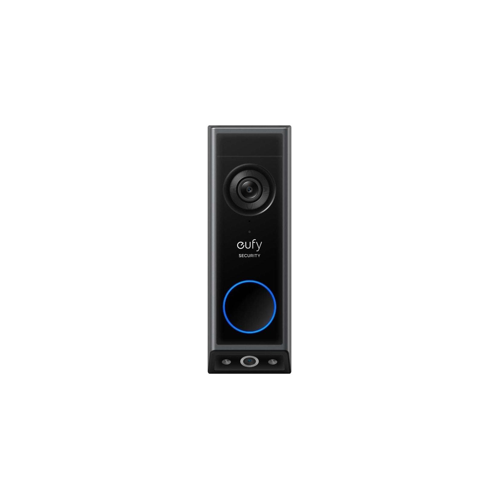 eufy Video Doorbell E340 + Chime, Türklingel mit Kamera, Schwarz/Weiß (Amazon Alexa, Google Assistant, E8214311)
