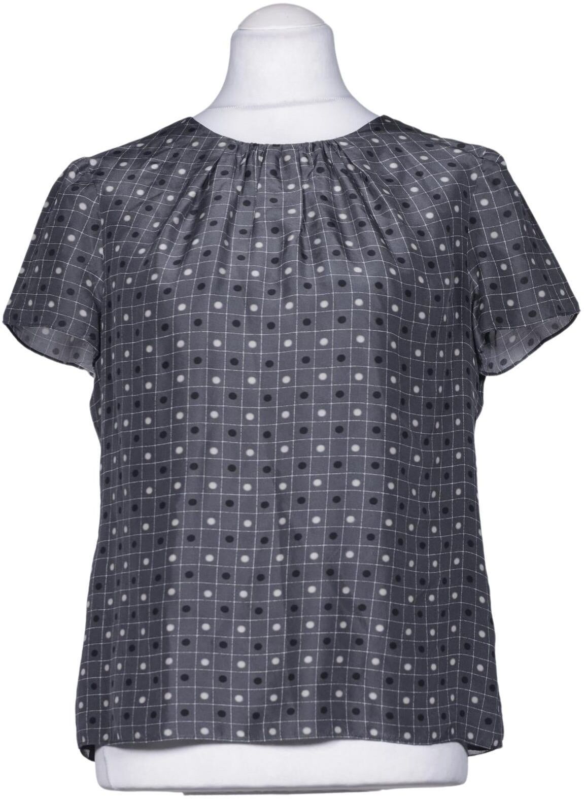 Giorgio Armani Emporio Armani Damen Bluse, Grau, Gr. L, kein / Etikett - Second Hand