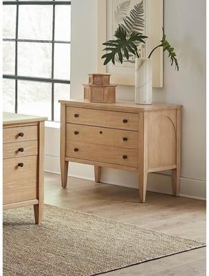 Martin Furniture Modern Wood Lateral File, Storage File Drawer, Office File Drawer, Fully Assembled, Light Brown