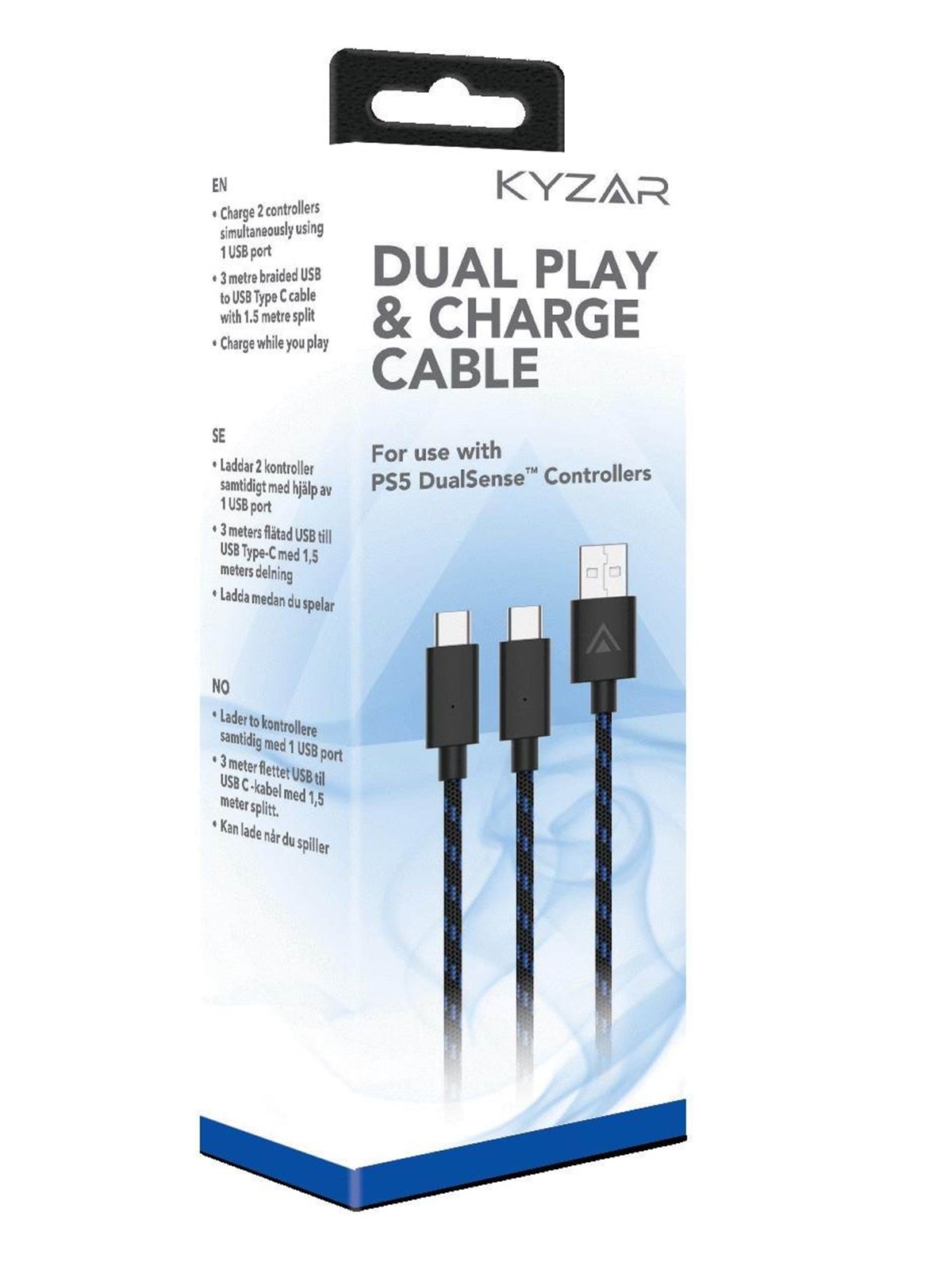 Kyzar Play and charge cable for PS5 - Miscellaneous Zubehör für Spielkonsole - Sony PlayStation 5