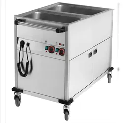 RM GASTRO Bain-Marie-Wagen-Fahrbar 2x GN 1/1