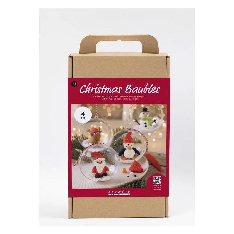 Creativ Company Bastelset Weihnachtskugeln Modellieren (977581)