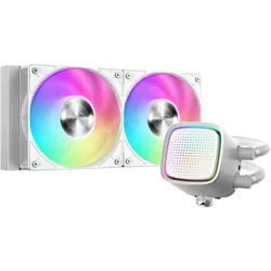 Sama Gears L50 White 240mm AIO, CPU Wasserkühler, Weiss