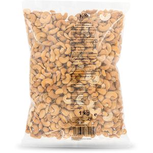 KoRo Cashewkerne ganze Nüsse, geröstet und gesalzen, im Beutel, 1 kg