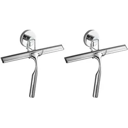 Wenko 2er-Set Vacuum-Loc® Duschabzieher