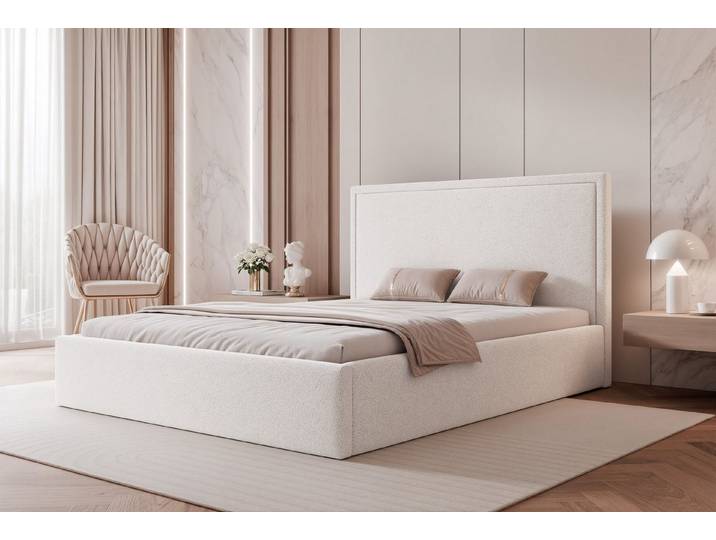 yourhouse24 Polsterbett Asuro Doppelbett Bettgestell Lattenrost