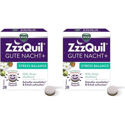 Wick ZzzQuil Gute Nacht+ Stress Balance 2x 2x28 St Tabletten