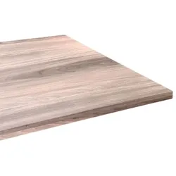 Restootab - Tischplatte 160x80 Dekor Holz tages