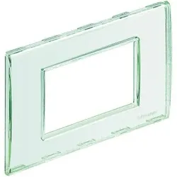 Legrand LND4803KR Abdeckrahmen LIVINGLIGHT: 3 Module, Farbe: Kristall