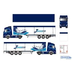 Eligor Mouvant Transfim Volvo FH Aero Schubbodenauflieger 118797
