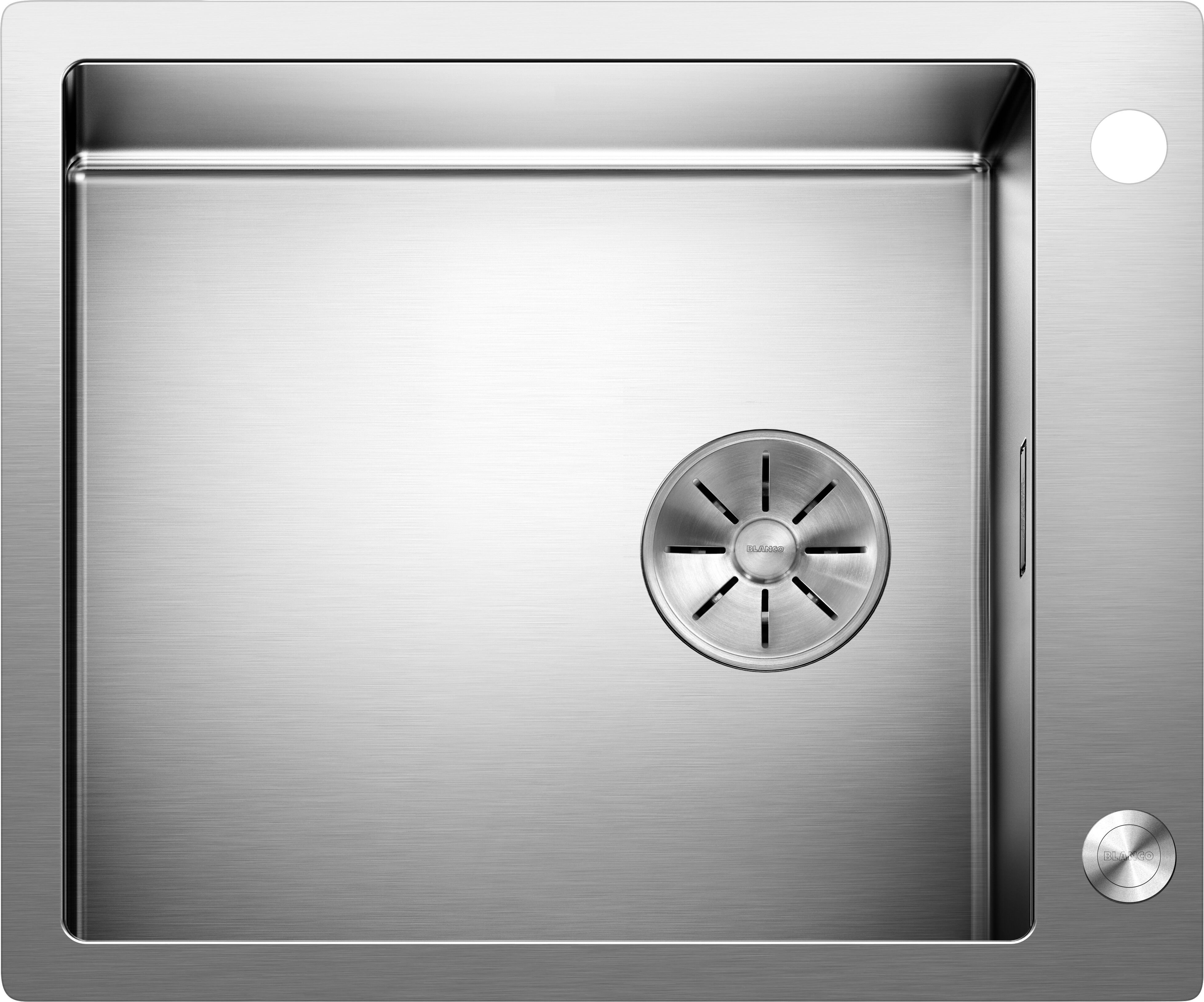 Blanco CLARON XL60-IF DampfgarPlus évier 521641 56x48cm, Inox , télécommande de vidange PushControl