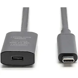 Digitus USB C – USB C (5 m, USB 3.2 Gen 1, USB 3.2 Gen 2, 5 W), USB Kabel