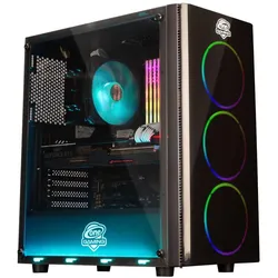 One Advanced IN12 (256 GB, 8 GB, Intel Core i5-9400F, Radeon RX 570), PC, Schwarz