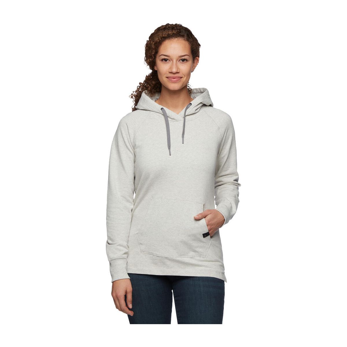 Black Diamond W BD Rays Pullover Hoody light gray heather (1008) S AP7300661008SML1