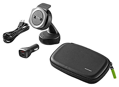 TomTom Bundel met automontagekit en beschermtas voor Rider 40/400, Zwart