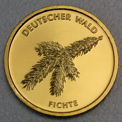 Goldmünze 20 Euro "Fichte" 2012  Deutscher Wald (Deutschland)