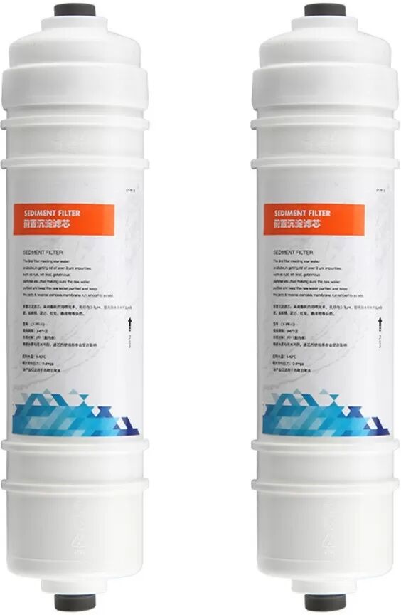 INF 2er-Pack PP Baumwoll-Wasserfilterkartuschen – Universelle Sedimentfiltration