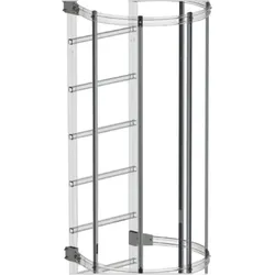 Euroline Rückenschutzstrebe 3000mm Aluminium eloxiert