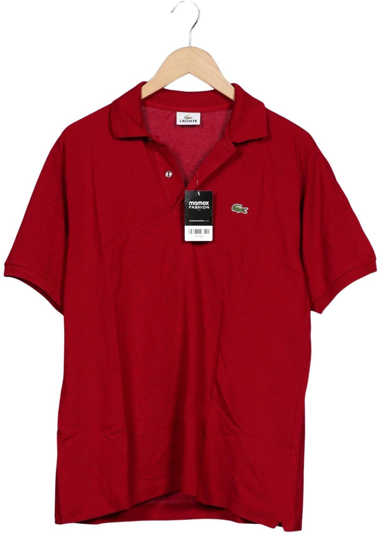 Lacoste Herren Poloshirt, Rot, Gr. L (Lacoste 5), Baumwolle - Second Hand