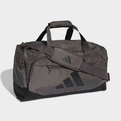 Sporttasche ADIDAS PERFORMANCE "TRA DEF DUF S", grau (charcoal, schwarz), Obermaterial: 100% Polyester, Taschen Sporttasche