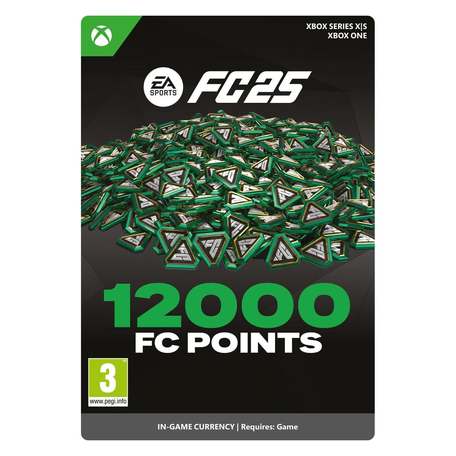 Microsoft Xbox EA SPORTS FC 25 - FC POINTS 12000 Downloade Code (7F6-00846)