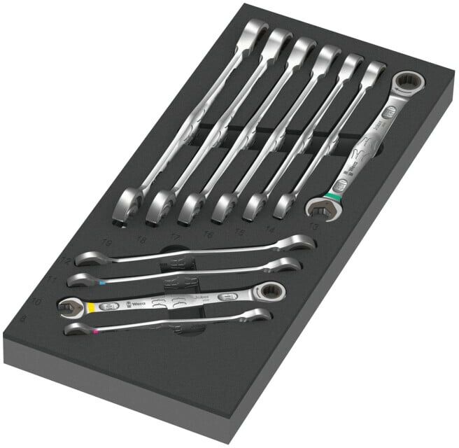 Garniture en mousse Wera 9730 pour kit 6000 Joker 1, 11 pièces (05150120001)