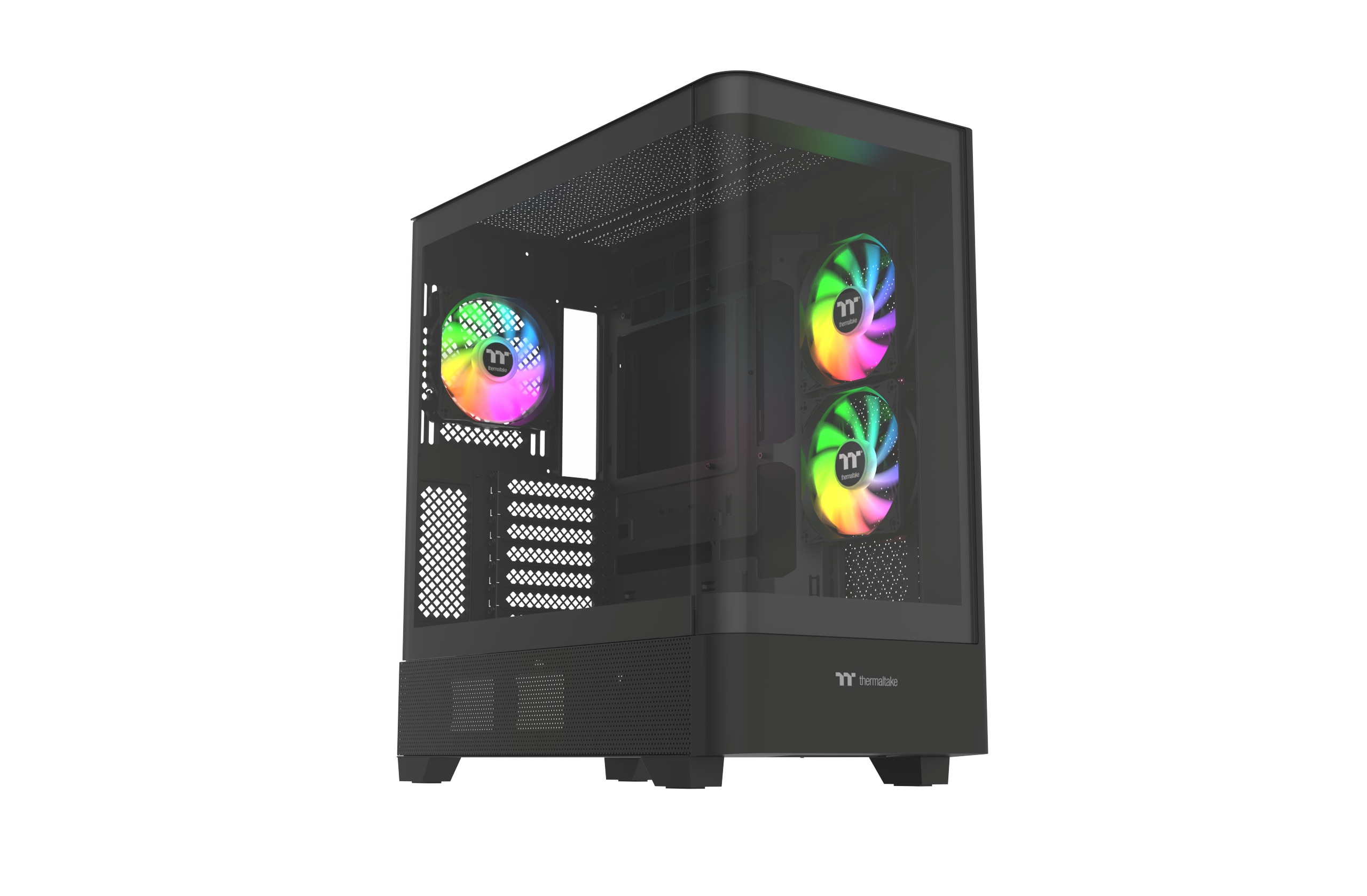 Thermaltake View 290 Gaming PC Gehäuse Midi-Tower Black Seitenfenster